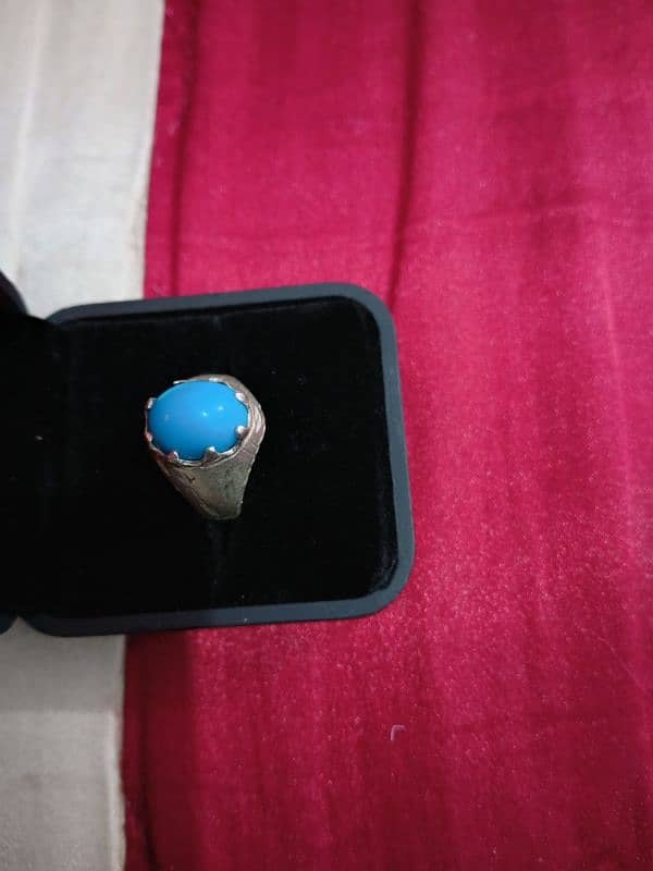 feroza stone with ring for sale 1