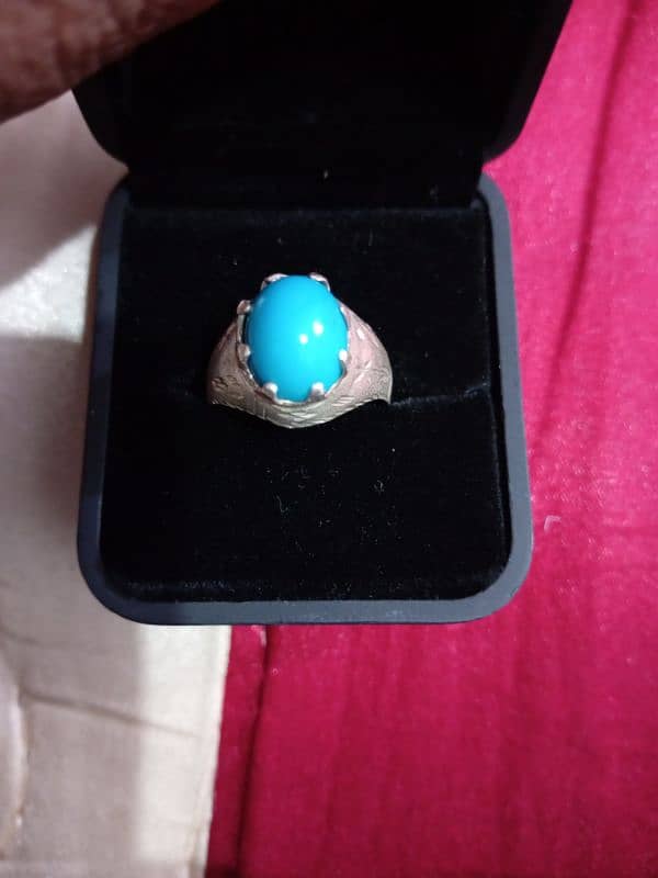 feroza stone with ring for sale 2