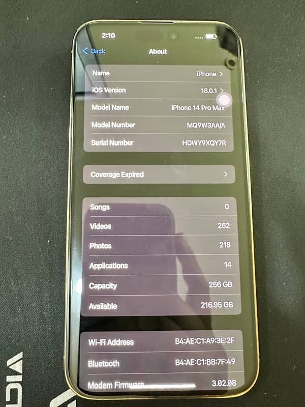 iPhone 14 Pro Max 256GB Golden (UAE Version) | Like New | Non-PTA 5