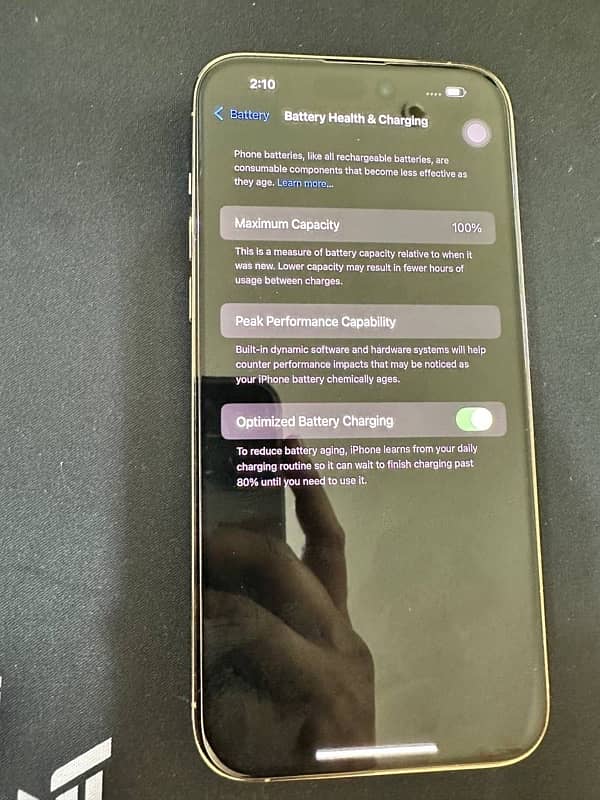 iPhone 14 Pro Max 256GB Golden (UAE Version) | Like New | Non-PTA 7