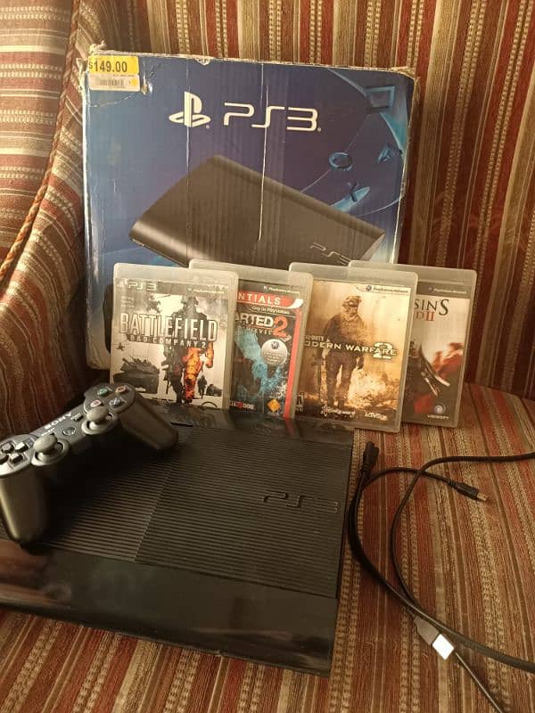 playstation PS3 with games 0