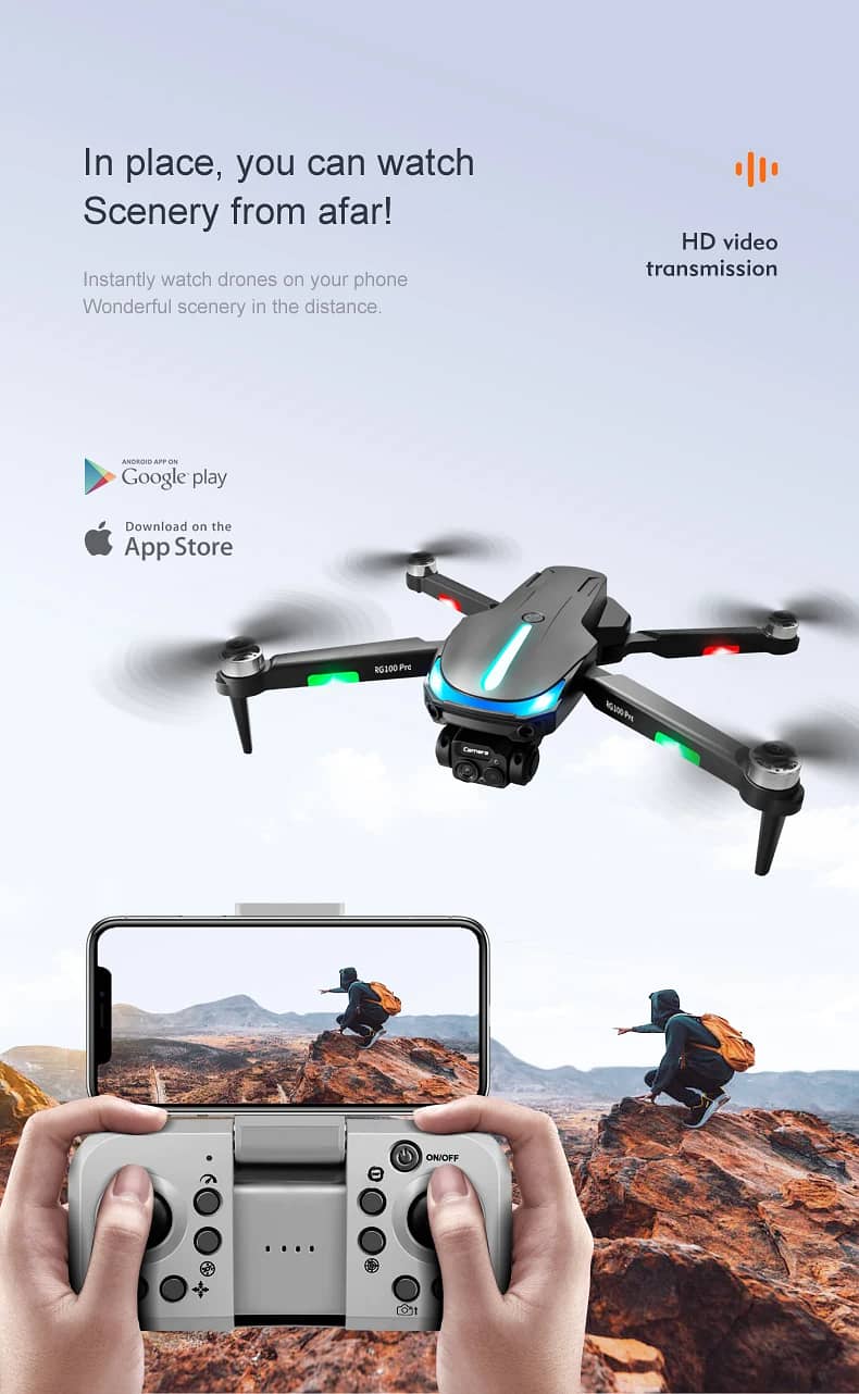 RG100PRO Camera Drone 8