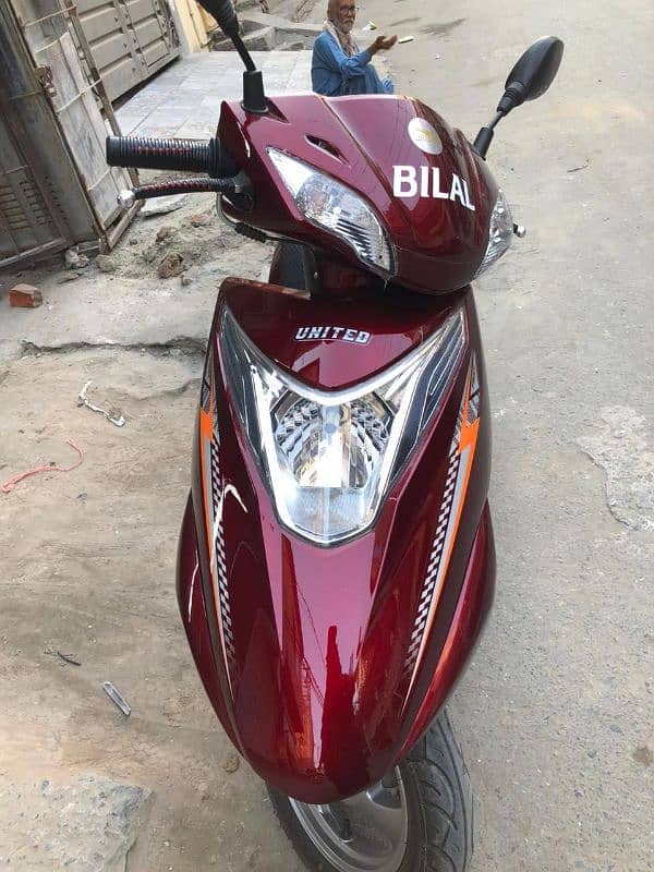 united 100cc petrol scooty 2024 2