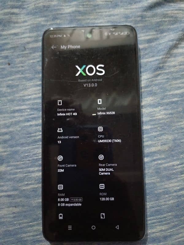 infinix hot 40i 8gb 128gb. like new. 3