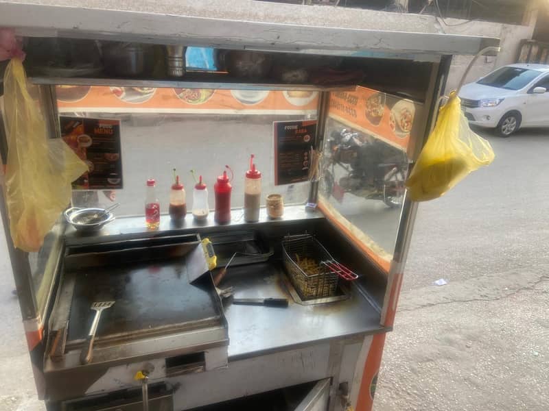 Sasta and running Food Stall for sale in shamsabad 7