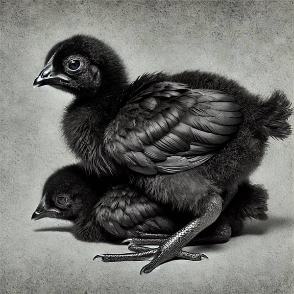 Ayam Cemani Chicks | Black Chicks | Hen 2