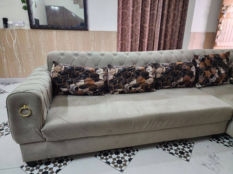 6 Seater Big Size L Shape Sofa 1