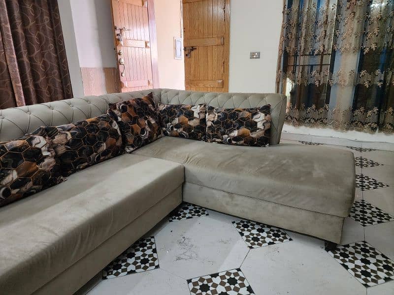 6 Seater Big Size L Shape Sofa 2