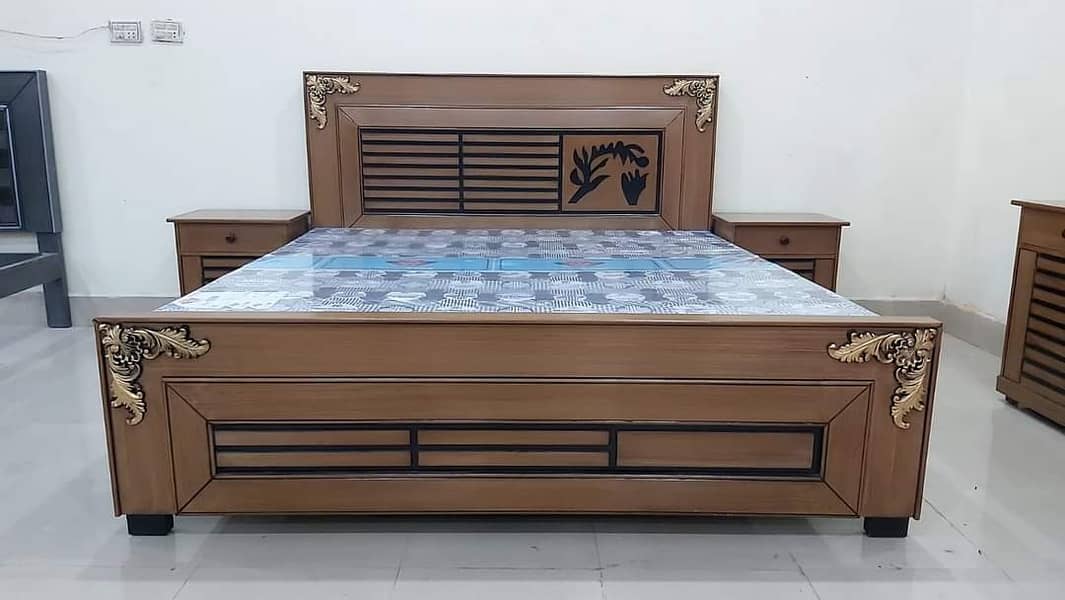 Bed set / King Size bed / Double Bed / Wooden bed 11