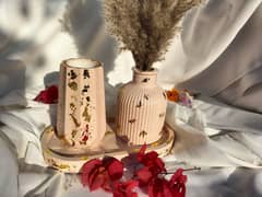 trinket jars, trays and vase available for home decor and best gift