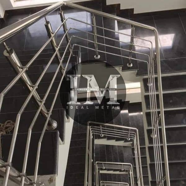 Stainless steel/Glass > Railing, Grill, Frame > Stairs, Terrace, doors 5