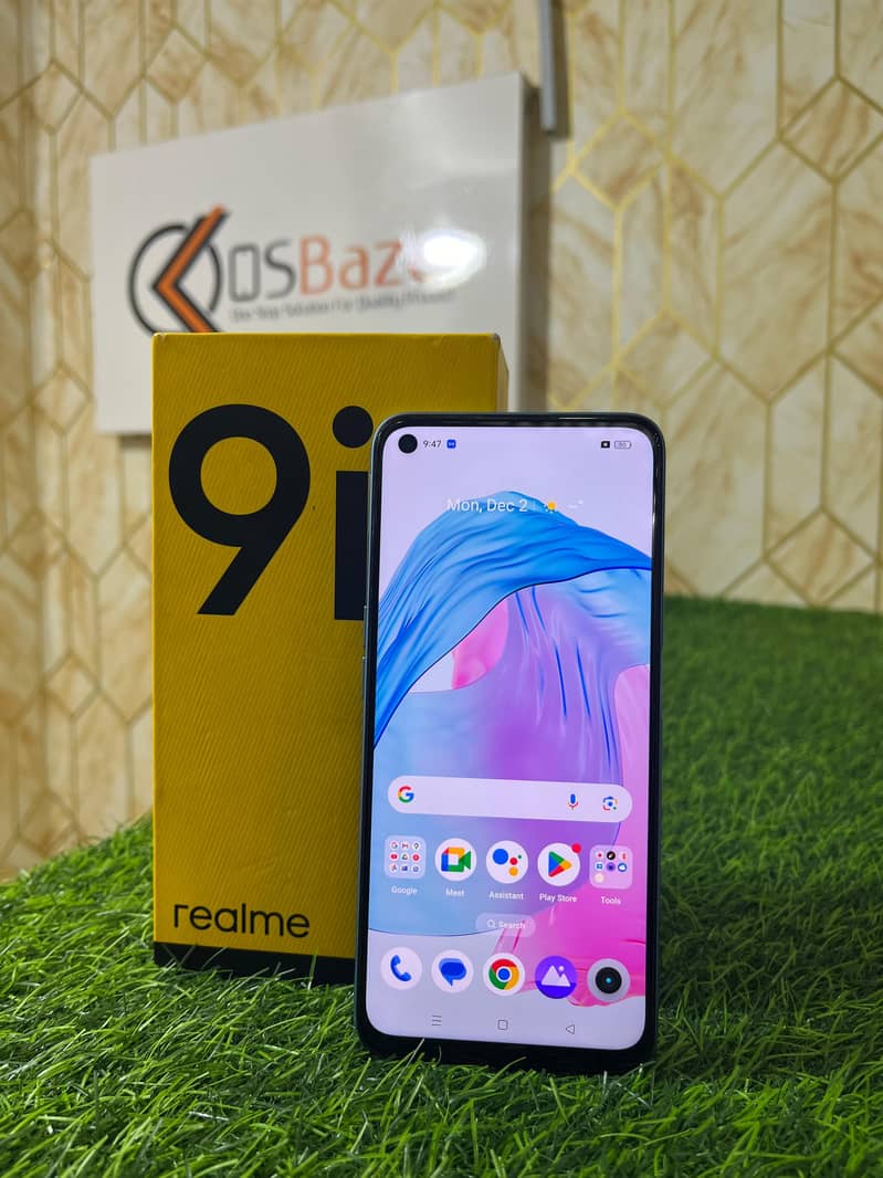 Realme 9i 6+6gb Ram 128gb Storage Dual Sim official Pta Approved With 0