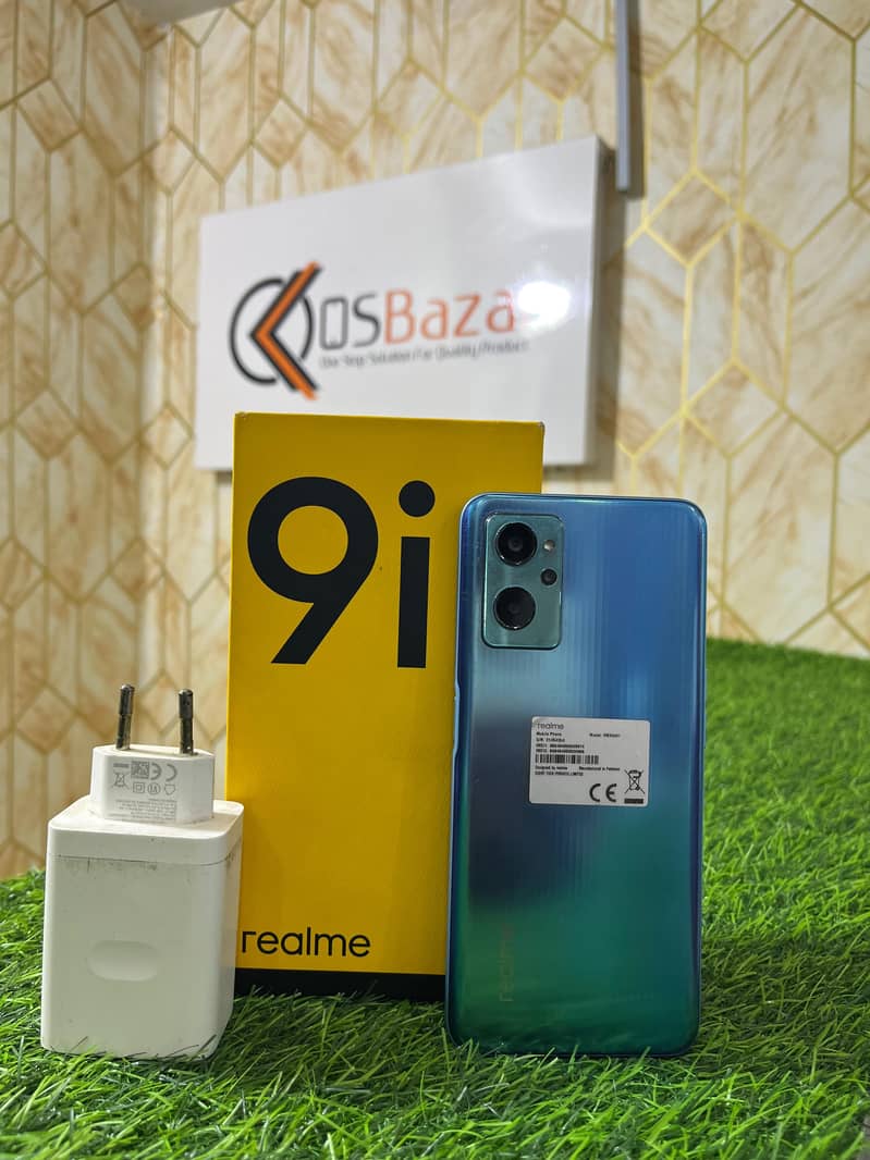 Realme 9i 6+6gb Ram 128gb Storage Dual Sim official Pta Approved With 1