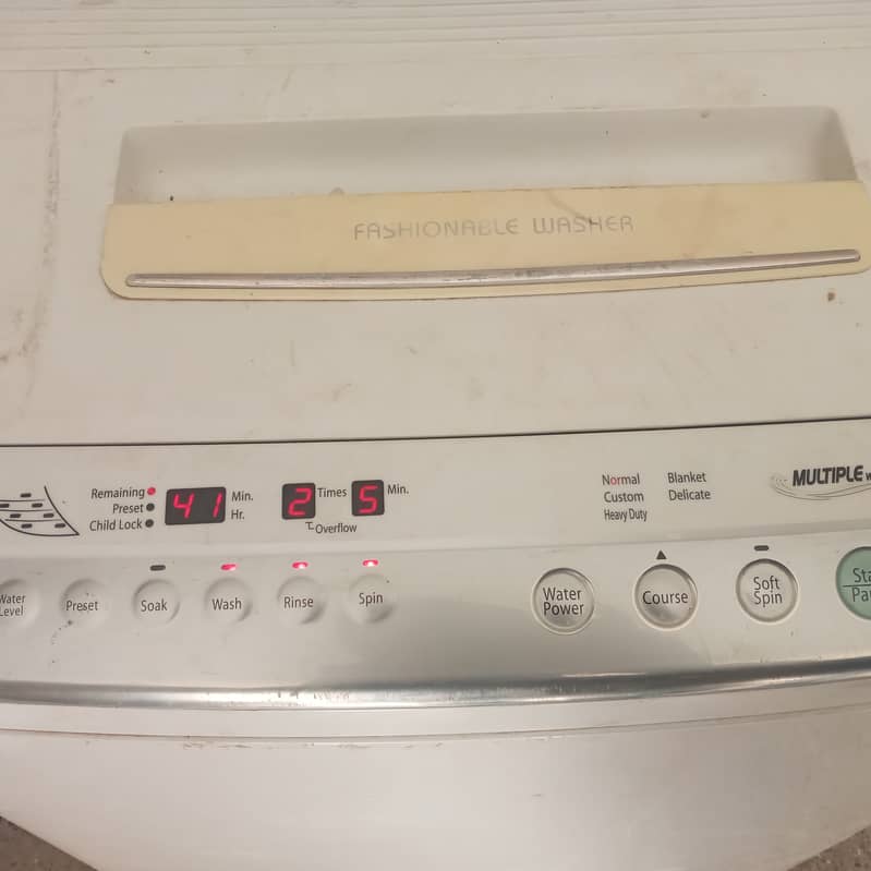 Fully Automatic top load Dawlance Washing Machine 3