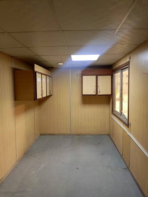 Furnished office container with furniture and ACs 3