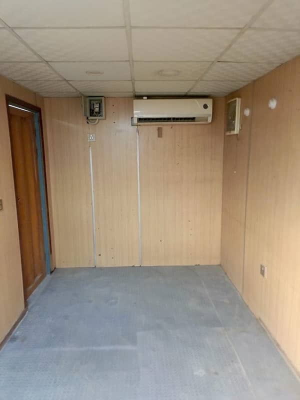 Furnished office container with furniture and ACs 5