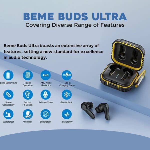 BEME Buds Ultra Earphones Earbud Earpods 16