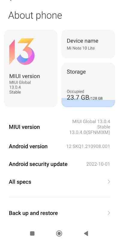 Flagship Xiaomi Mi Note 10 Lite With IMEI match box 4