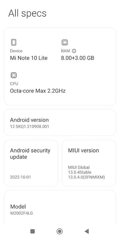 Flagship Xiaomi Mi Note 10 Lite With IMEI match box 5