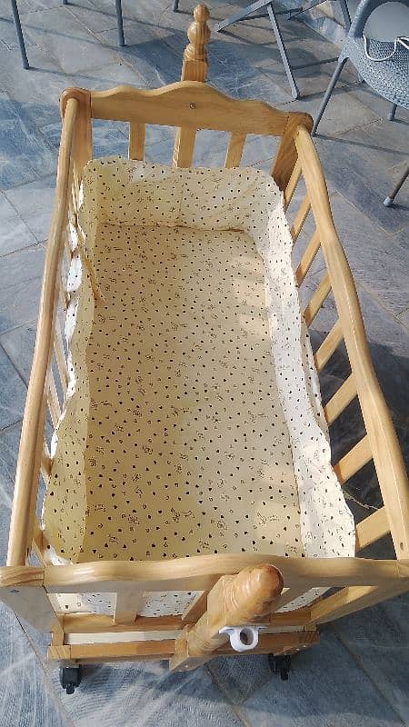 wooden baby cot for sale 5