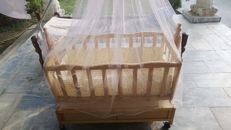 wooden baby cot for sale 8