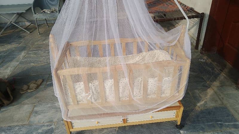 wooden baby cot for sale 11