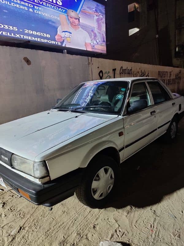 Nissan Sunny 1988 b2b original car zero metre drive 13