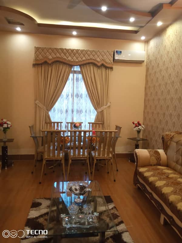 two bed dd 1st floor with roof portion available for rent in johar 5