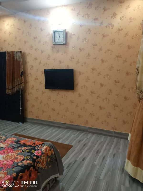 two bed dd 1st floor with roof portion available for rent in johar 6