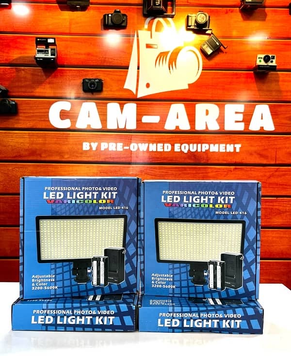 LED 416 Kit, LED Lamps Camera , Photo And Video Lights 0