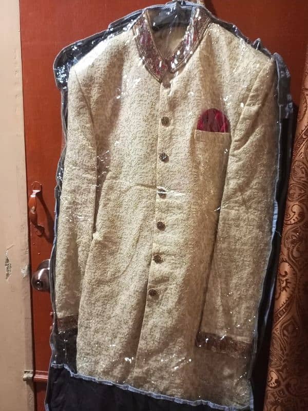 sherwani with kulla and khussy 1