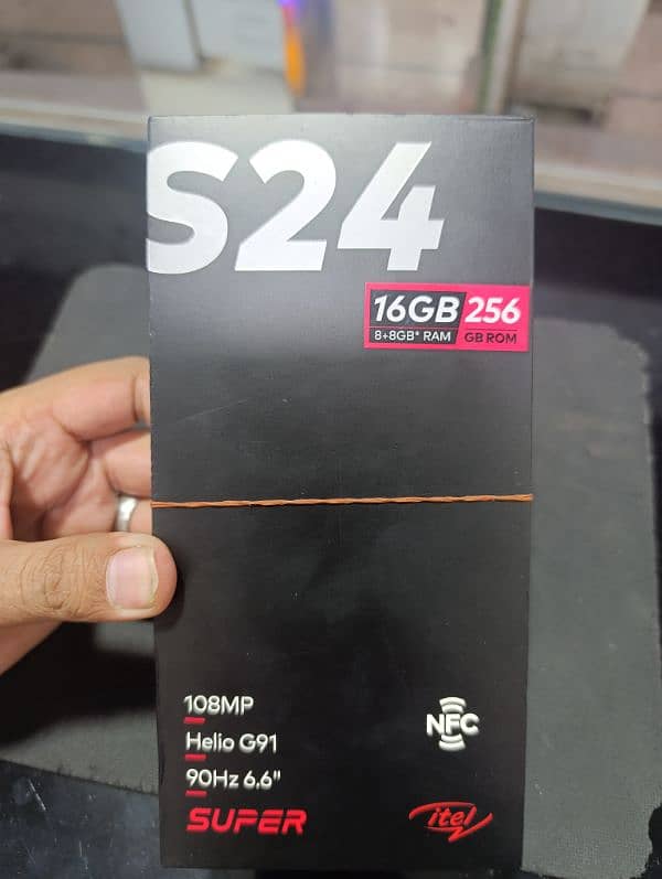 itel s24 8+8 256 Gb Full wrenty just Box open 0