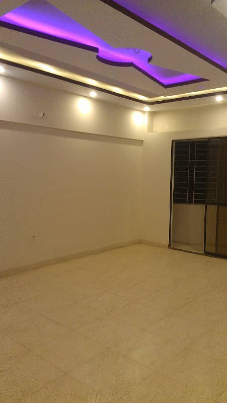 three bed dd well maintained apartment for rent in johar 1