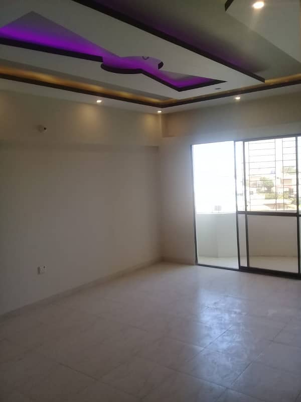 three bed dd well maintained apartment for rent in johar 15