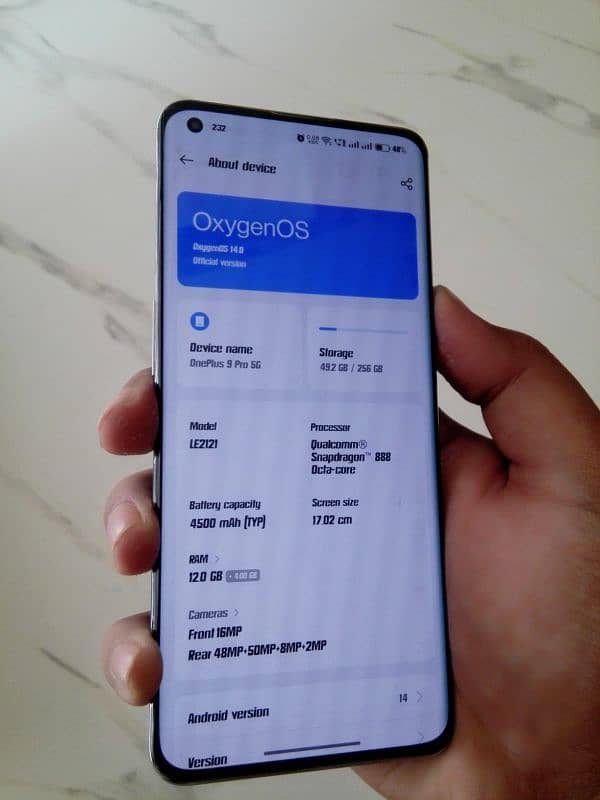 OnePlus 9 pro 12 256 exchange possible 1