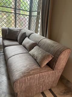 five seater L shaped sofa available