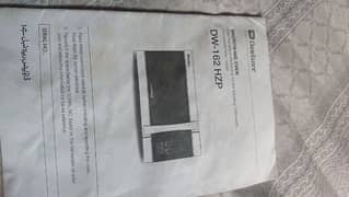 microwave oven DW 162 hzp