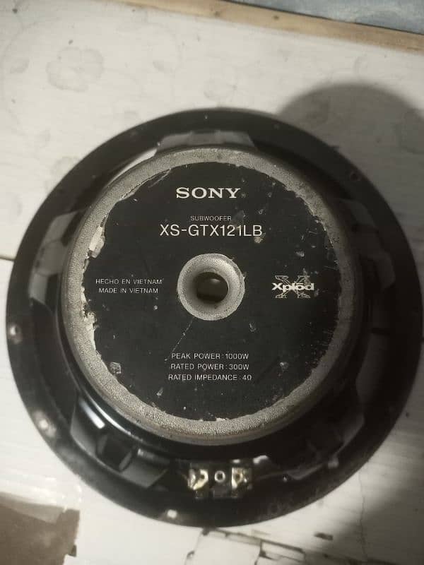 original Sony xplod subwoofer for sale and exchange possible 2