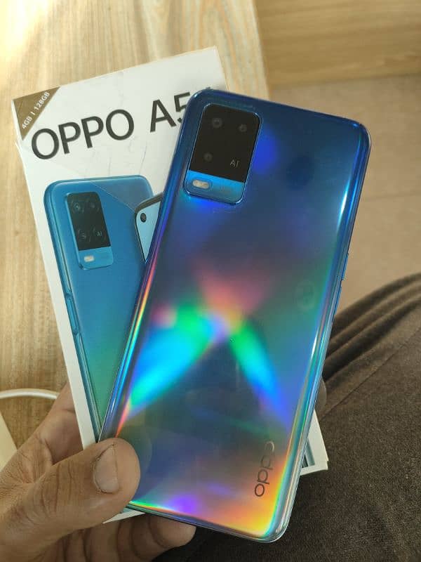 Oppo A54 sky blue colour 8