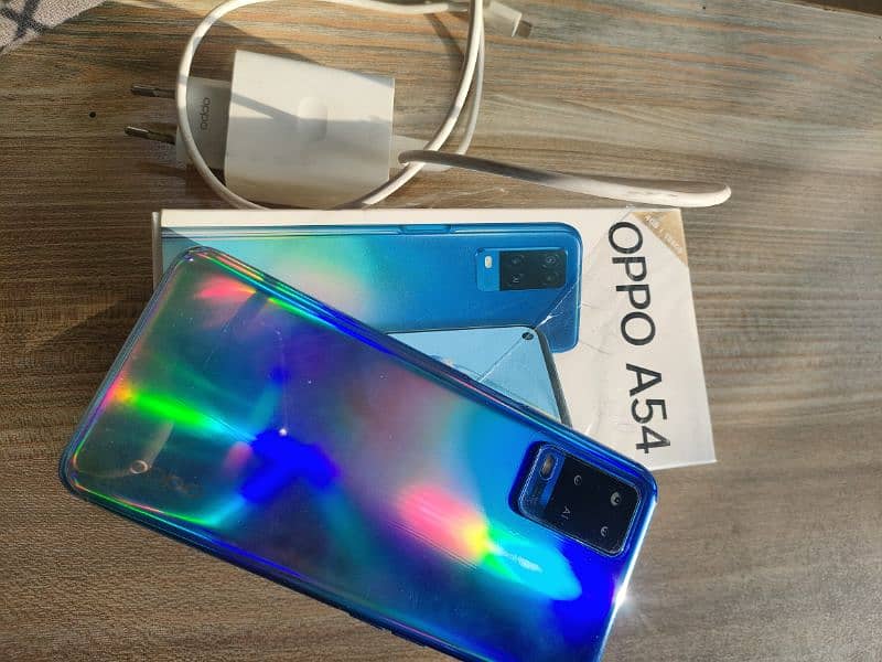 Oppo A54 sky blue colour 10