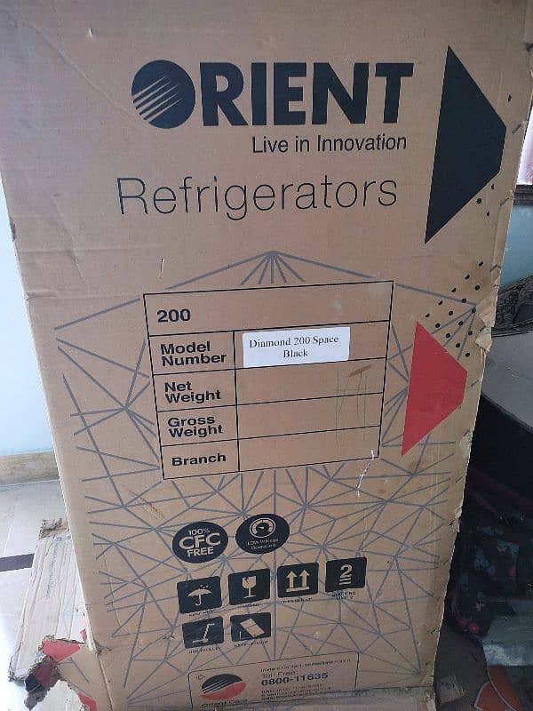 Brand new Box Pack Orient Refrigerator Diamond series 0