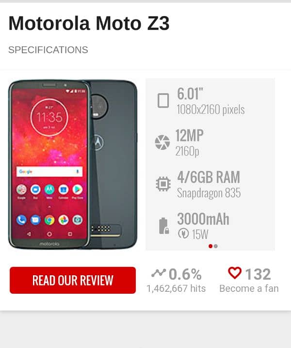 moto Z3 non pta 2