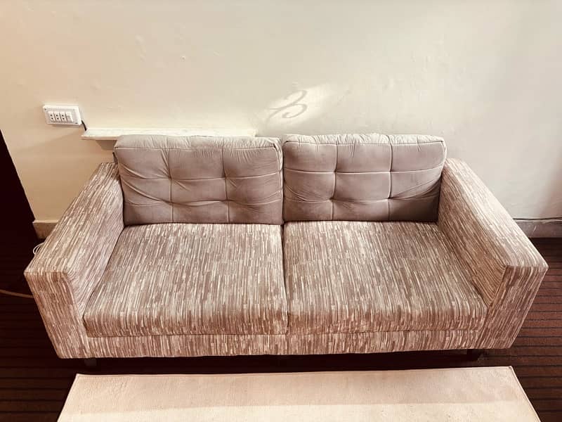 3 Seater Customized Sofa in immaculate condition! 1