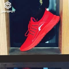 Men,s Running Walking casual shoes _jf015,Red