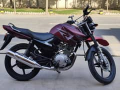 YAMAHA 125G Imported Model RED Genion condition (Karachi No. )