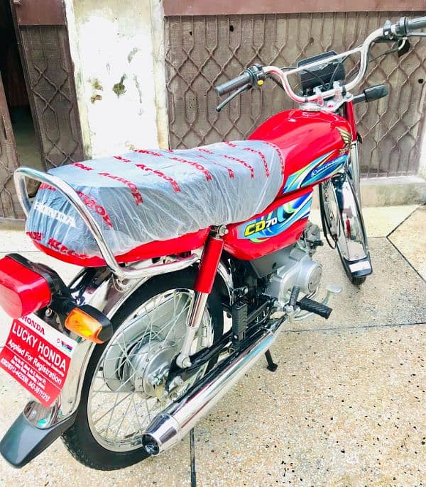 Honda CD 70 2024 number LGA ha 7