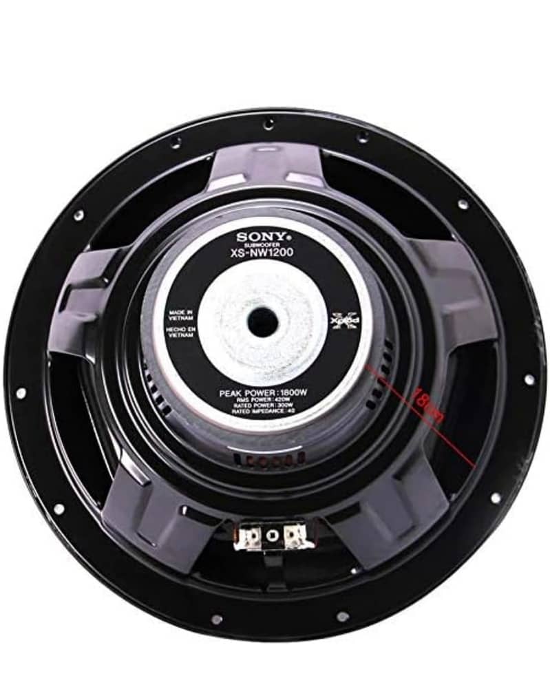 Sub woofer Sony Xplod XS NW 1200 Made in vietnam 3