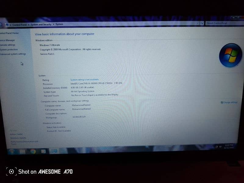 lenovo laptop core i5 2nd generation 4