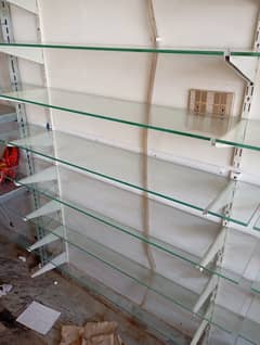 40 Glass Shelves 4ft x 10in, 8mm Thickness with Frame -