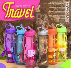 Portable Plastic Water Bottle- 1 Liter